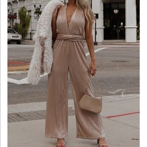 Champagne jumpsuit